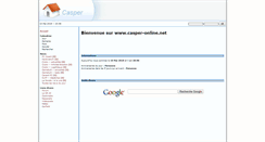 Desktop Screenshot of casper-online.net