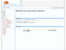 Tablet Screenshot of casper-online.net